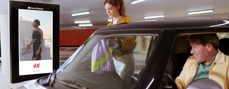 reclame maken in parkings