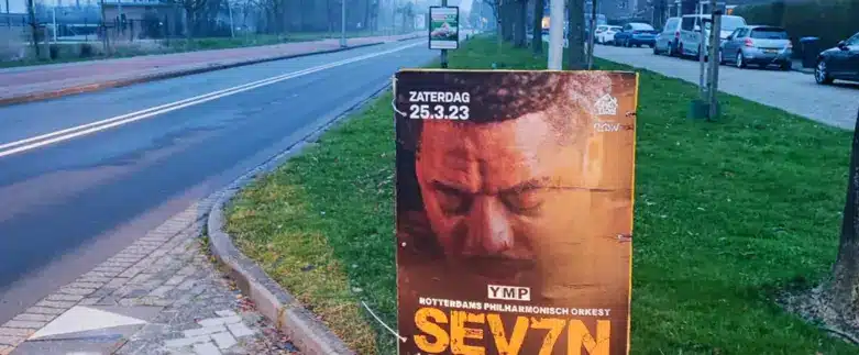 reclameborden in rotterdam